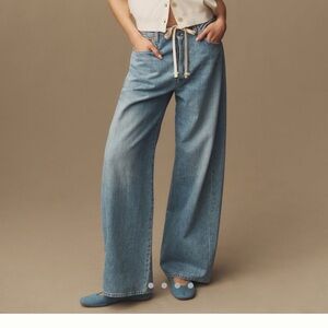 Citizens Of Humanity Brynn Drawstring Jeans Color Blue Lace